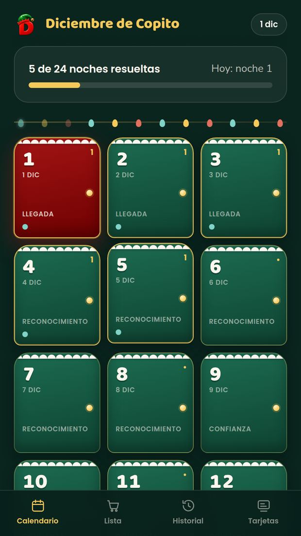 El calendario de tu diciembre